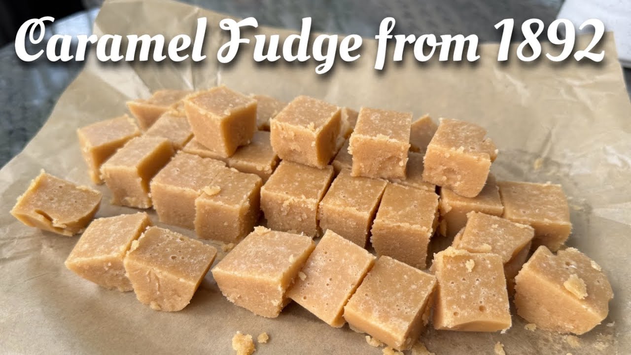 Basic Caramel Fudge from 1892 recipe