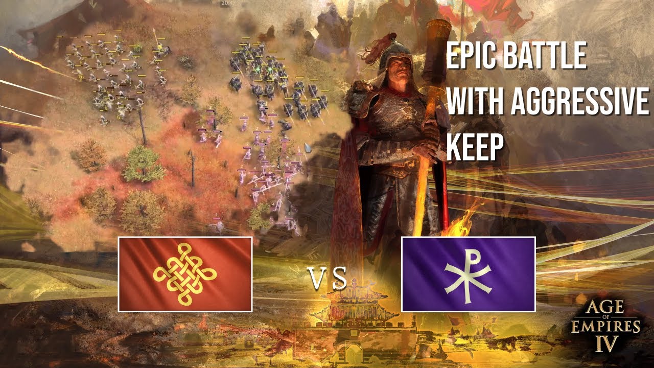 Age of Empires 4 - Chinese only VS Byzantine Rank Gameplay
