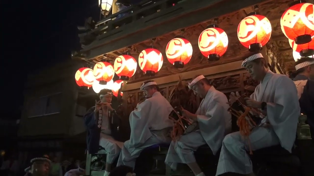 令和7年【北横宿区】（初日）佐原の大祭11　算盤曳き