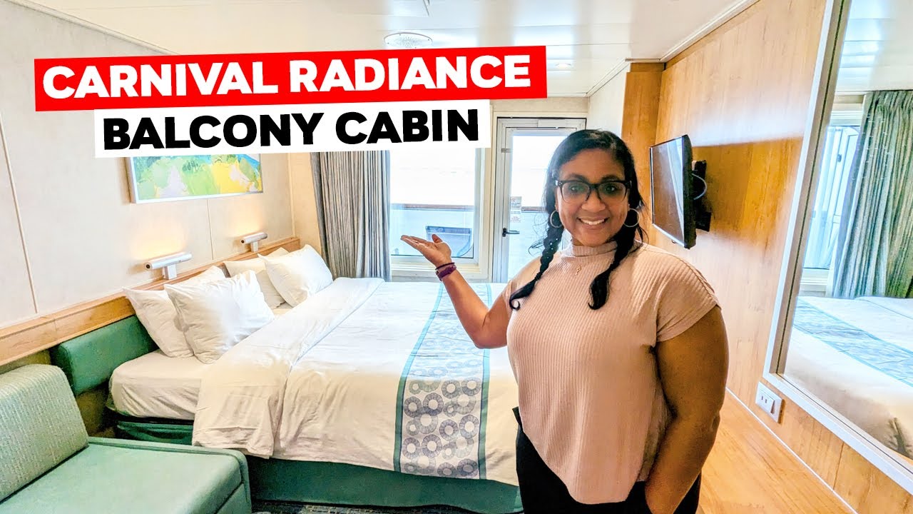 Экскурсия по каюте Carnival Radiance Balcony