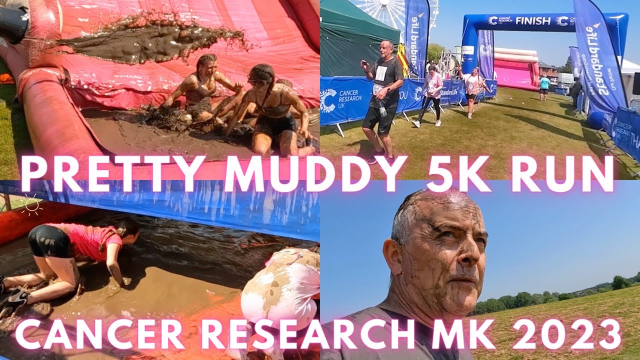 Muddy Charity Run Cancer Research Milton Keynes 2023 #cancer #charity #raceforlife
