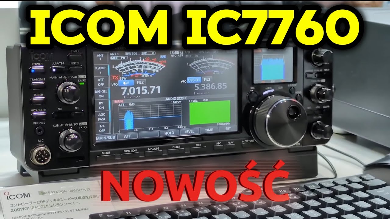 Nowość ICOM IC7760 zaprezentowany w TOKYO na HAMFAIR 2024