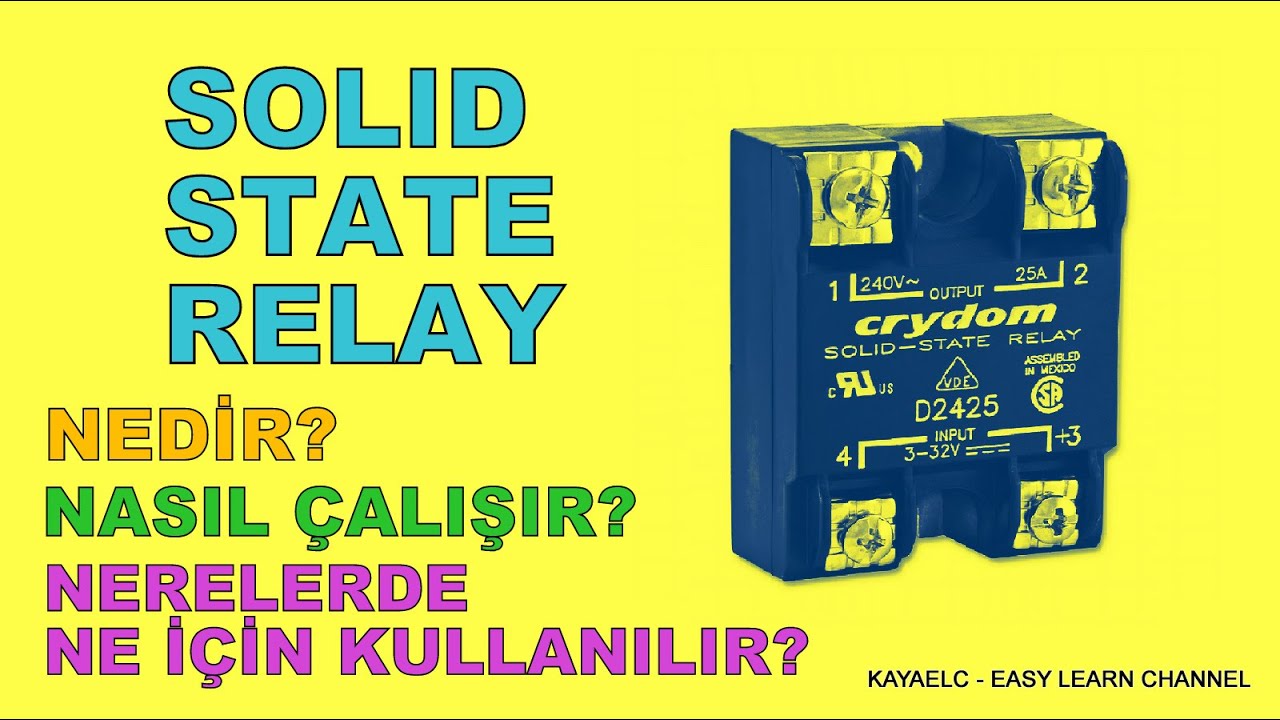 SOLID STATE RELAY (KATI HAL RÖLESİ ) NEDİR? NASIL ÇALIŞIR? NERELERDE NE İÇİN KULLANILIR? JLCPCB