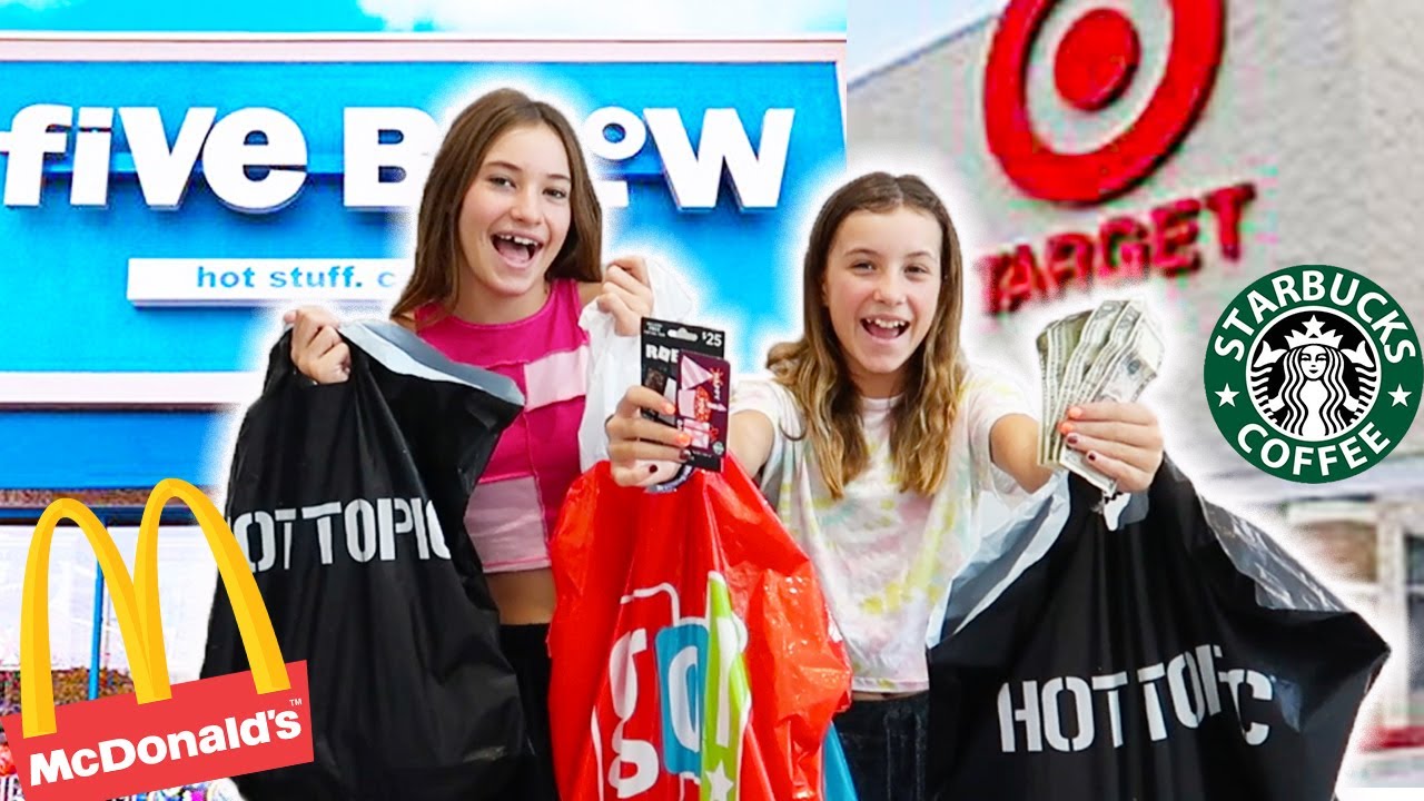 SPENDING ALL Her Birthday MONEY and Gift Cards!