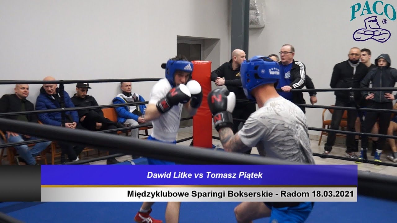 Międzyklubowe Sparingi Bokserskie   Radom Dawid Litke vs Tomasz Piątek 18 03 21