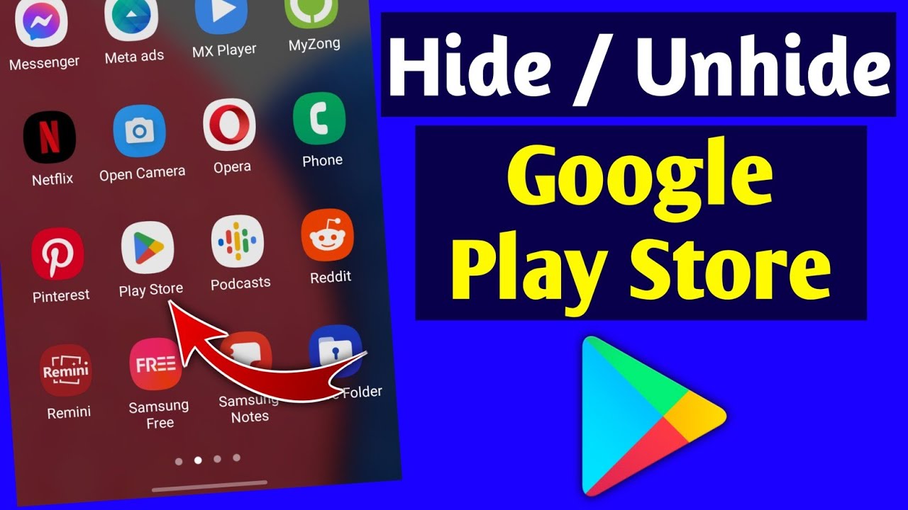 How to Hide and Unhide the Google Play Store on Android