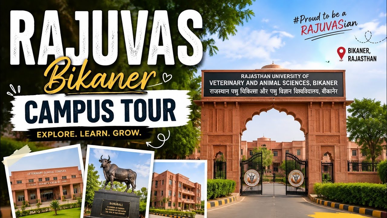 RAJUVAS Bikaner campus tour DVM 