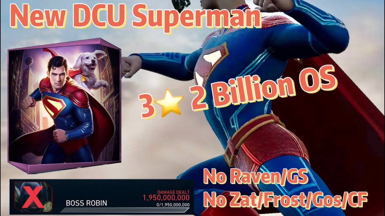 Injustice 2 Mobile: New Superman 3 Star 2-Billion OS