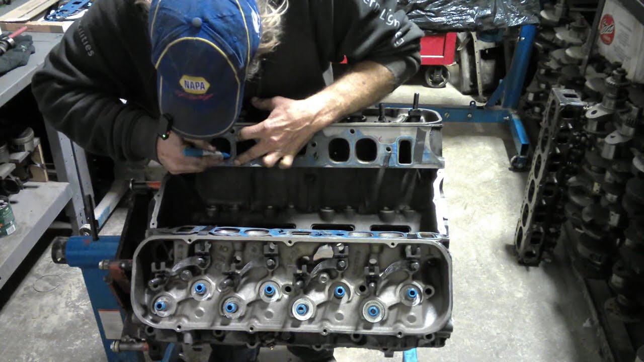Самодельная подгонка каналов для двигателя Big Block Chevy