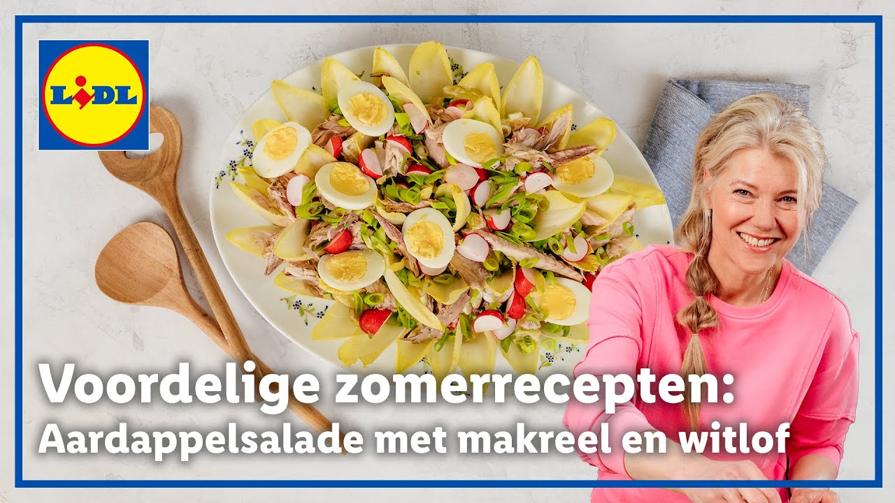 Aardappelsalade met makreel en witlof | Voordelige zomerrecepten van Sandra Ysbrandy