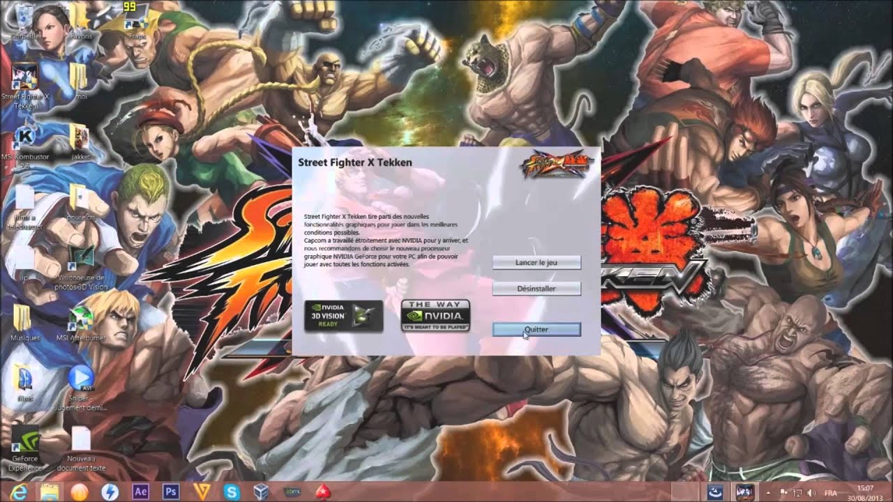 installer et cracké street fighter x tekken