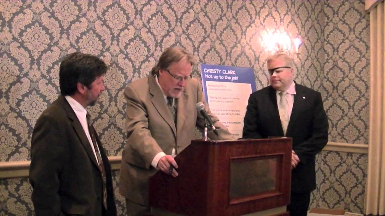 David Black and Jim Sinclair at Vancouver Board of Trade