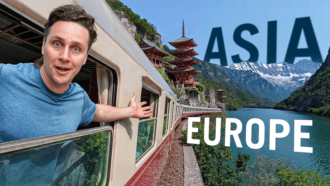Taking the TRAIN from EUROPE to ASIA - Full Series
