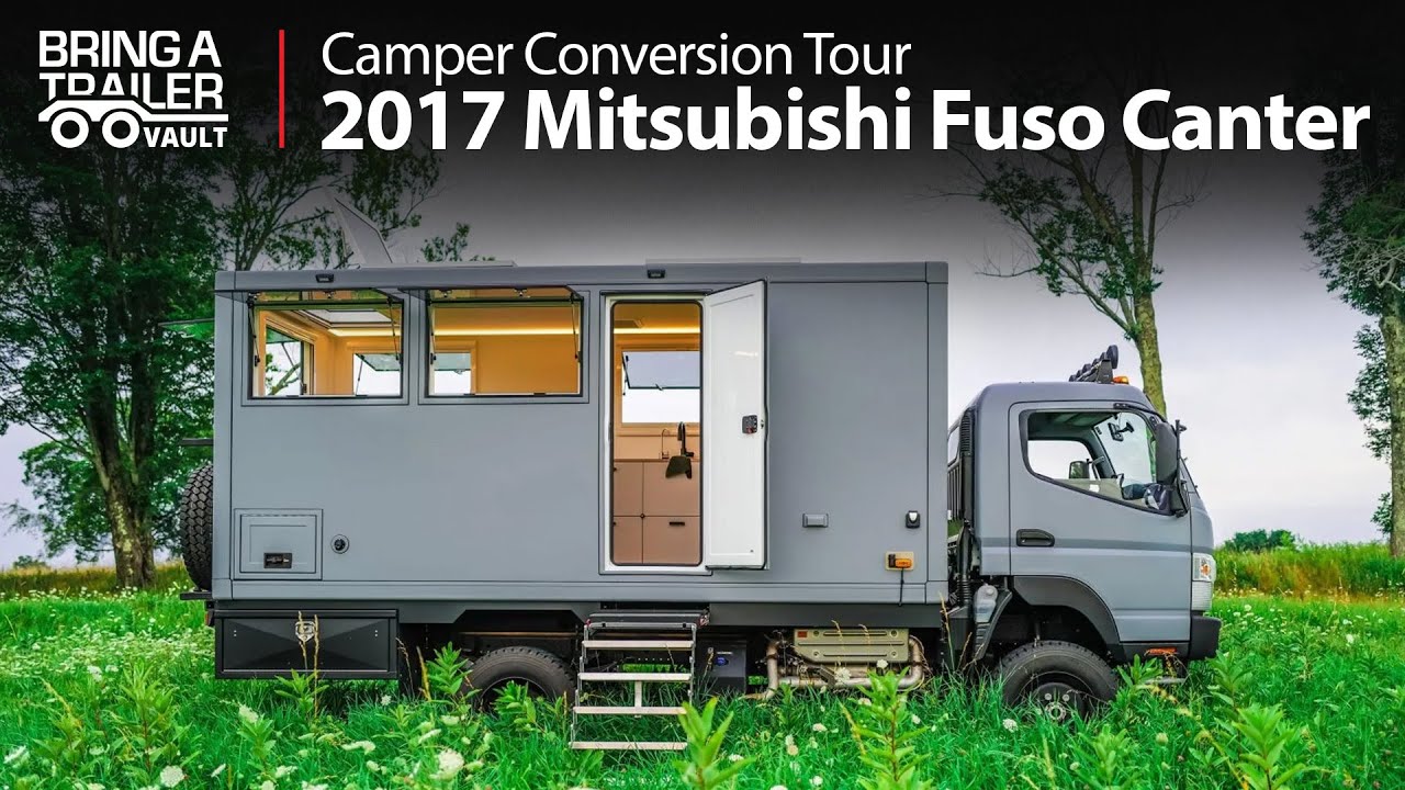 2017 Mitsubishi Fuso Canter 4×4 Camper Conversion Tour | Bring a Trailer