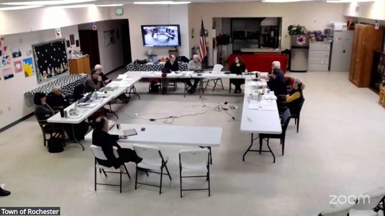 01/12/2026 Town of Rochester's Planning Board Meeting