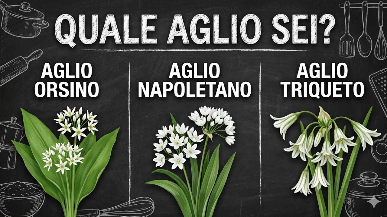 AGLIO ORSINO - AGLIO NAPOLETANO - AGLIO TRIQUETO