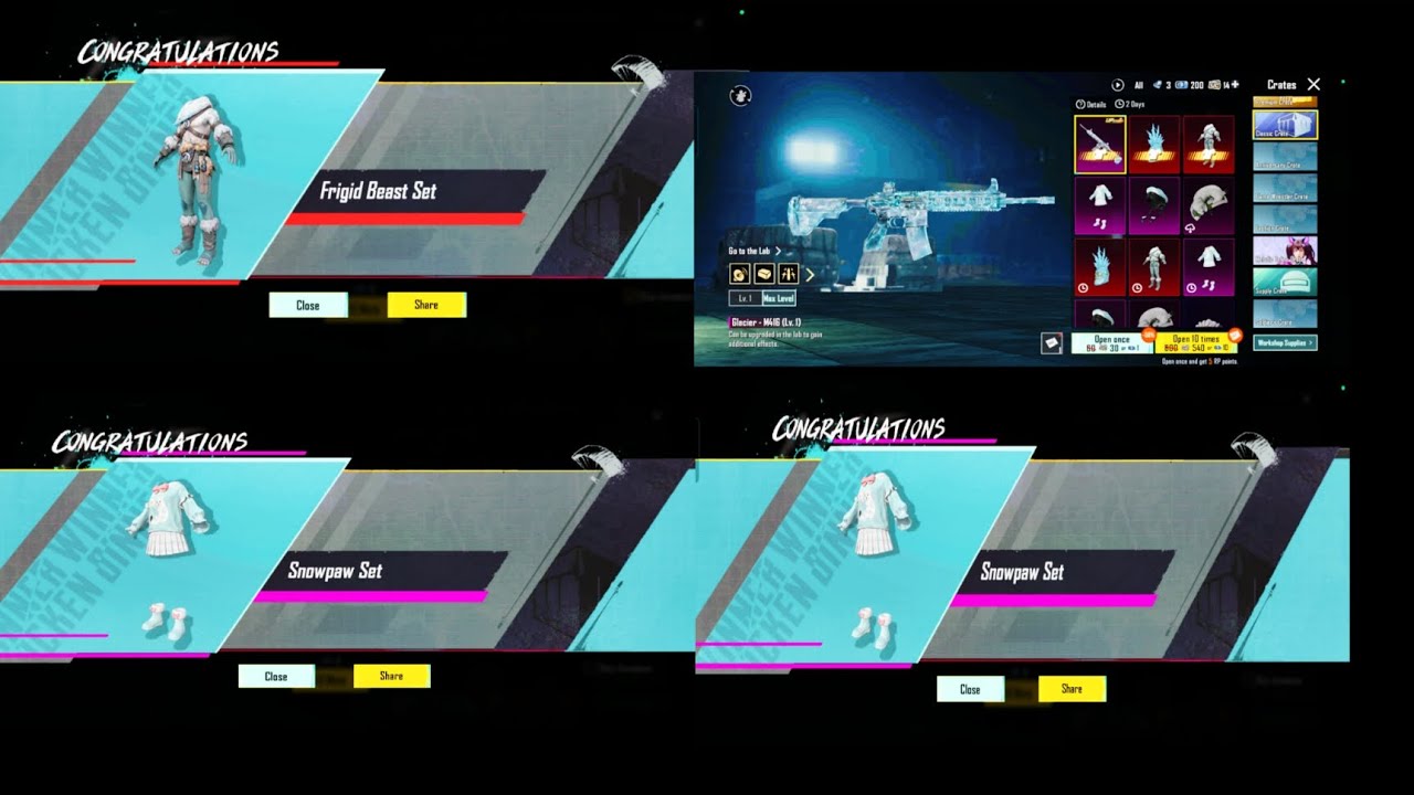 OMG😱 || 1000 CLASSIC CRATE WASTE FOR M416 😈😈😈 | CLASSIC CREATE OPENING