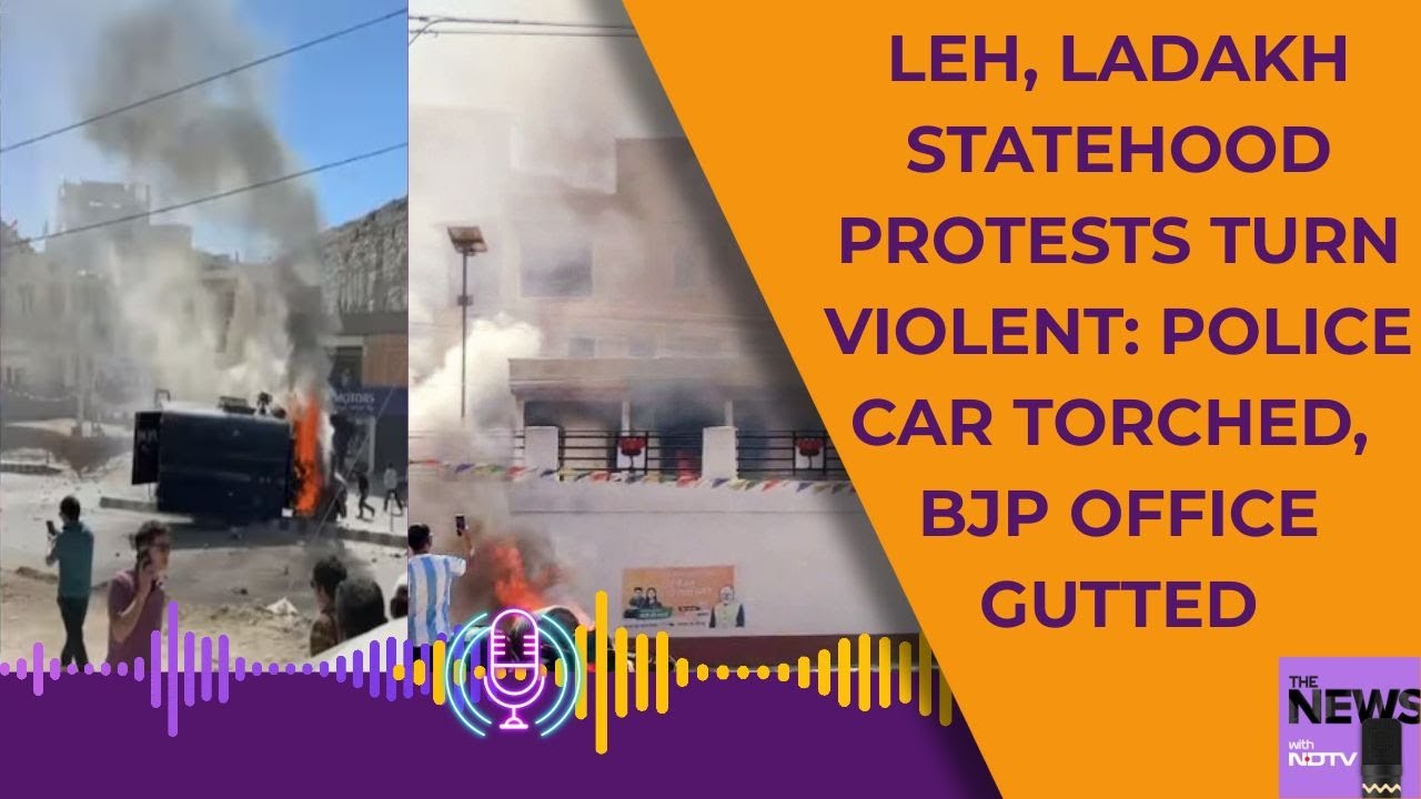 Sonam Wangchuk | Ladakh Statehood | Violence Breaks Out In Leh Over Ladakh  Statehood