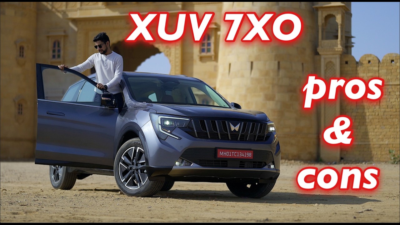 Mahindra XUV 7XO серого цвета: все изменения, прайс-лист, плюсы и минусы @IndianTorque