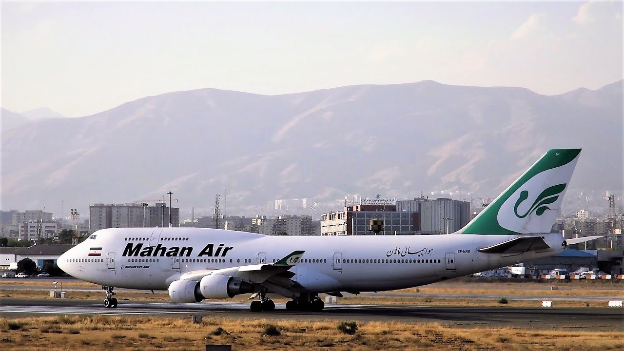 Landing and takeoff at Mehrabad airport runway 29L OIII