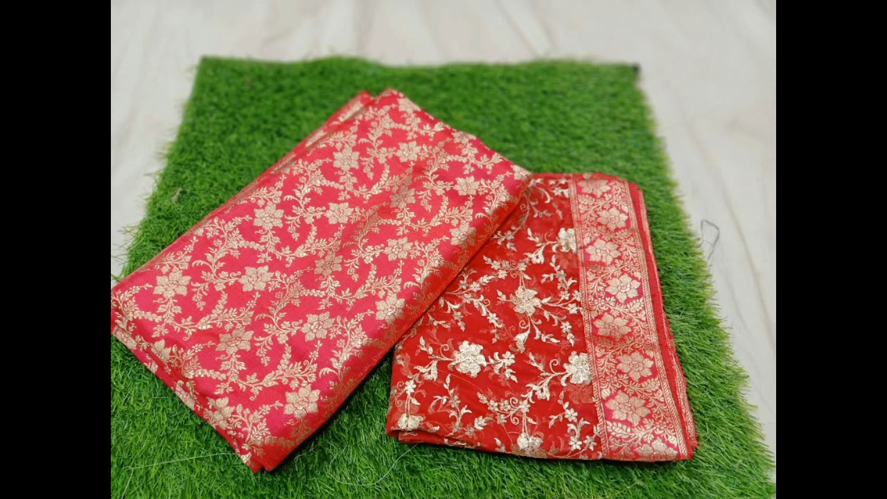 Pure Banarasi Silk Lehenga Fabric