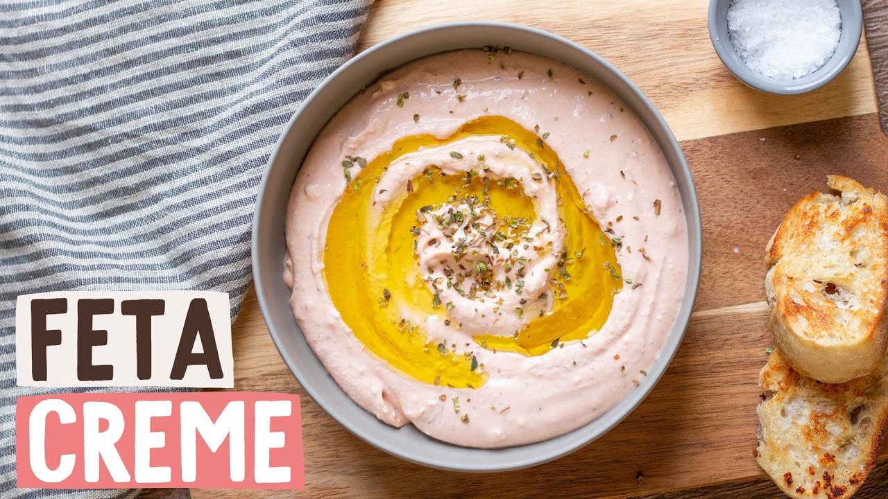 Feta Creme, unfassbar lecker! (einfaches Dip Rezept)