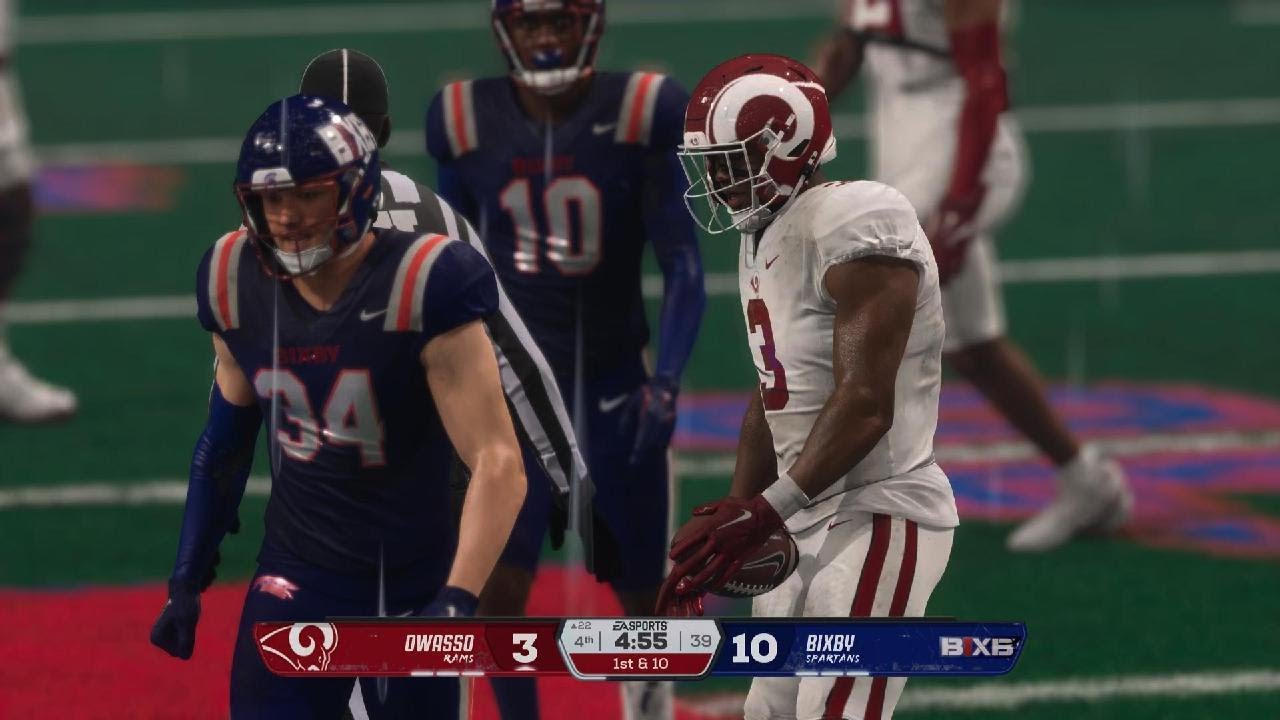 Owasso Rams  vs. Bixby Spartans HSFB