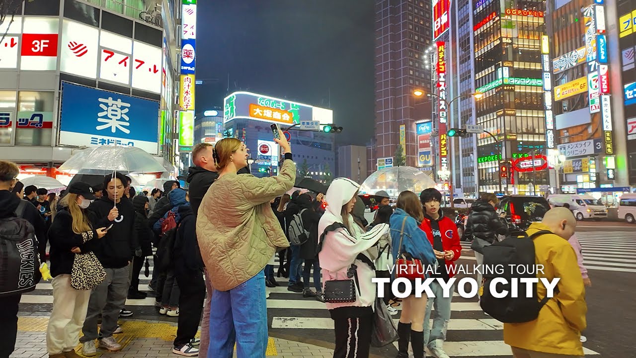 Tokyo Evening Walk, Shinjuku, Kabukicho, Shinjuku Golden Gai in Tokyo, Japan, Travel, 4K