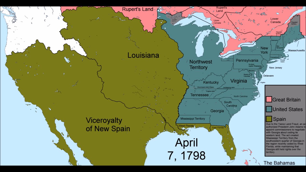 The Complete Territorial Evolution of the U.S.A.