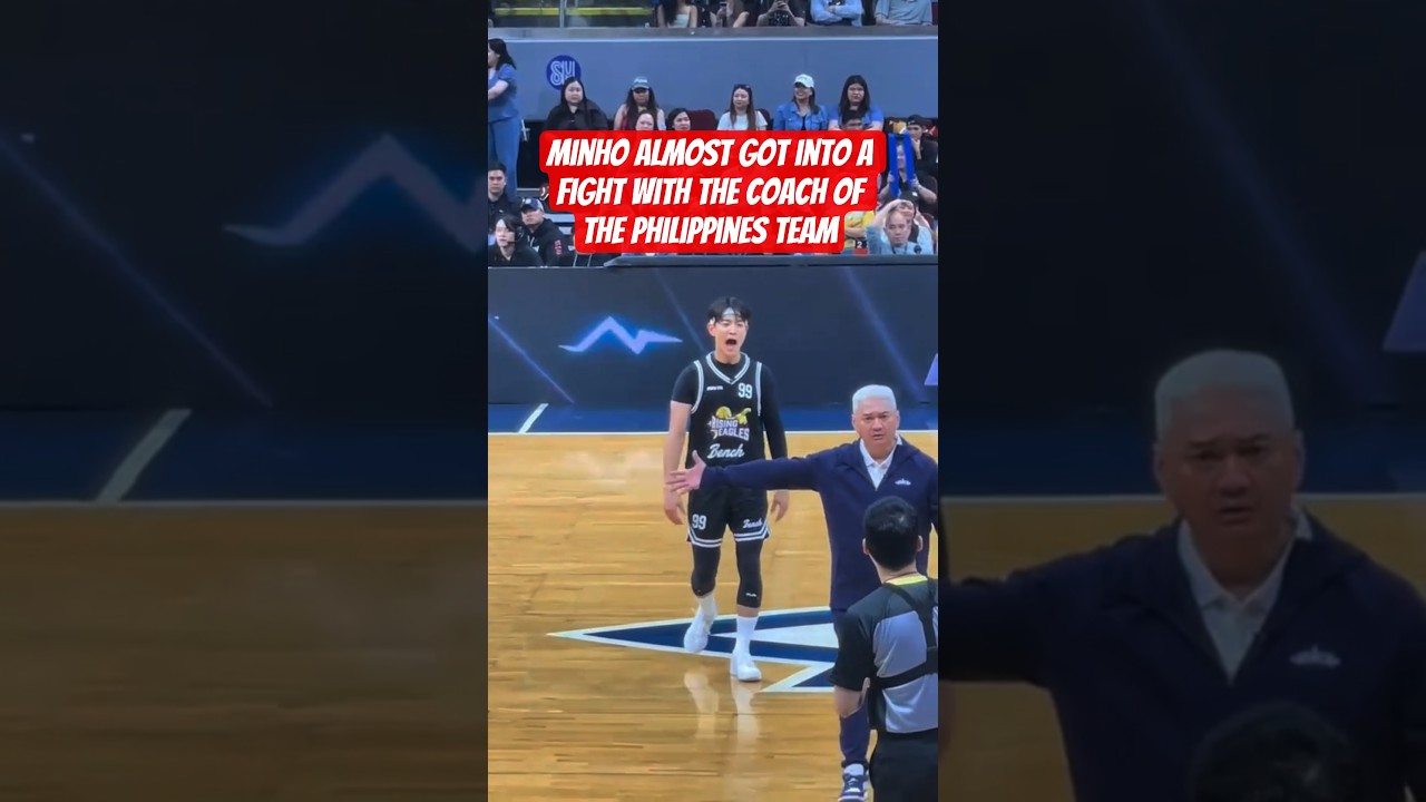 Minho almost got into a fight with the coach of the Philippines team #choiminho #minho #kpop