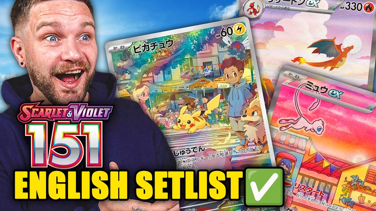 NEW Pokemon 151 UK setlist and products! THE BEST POKEMON SET EVER!