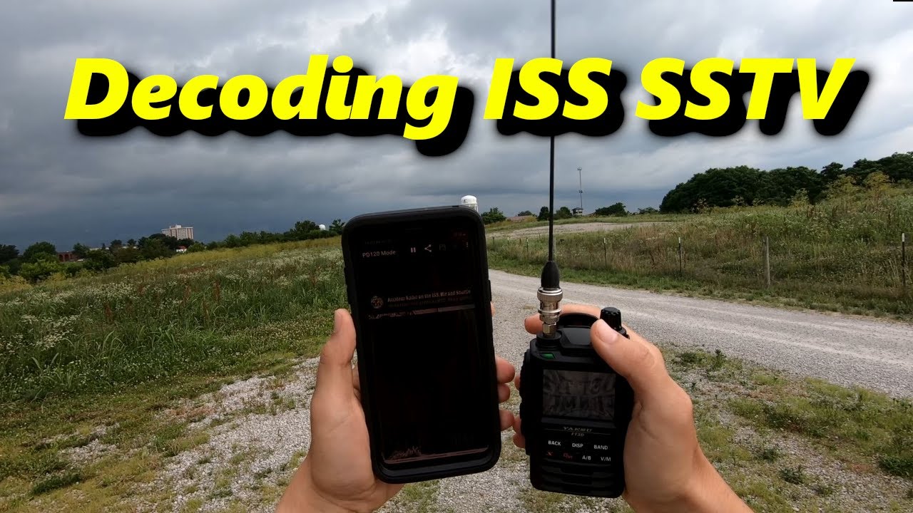Прием и декодирование SSTV с космической станции в режиме реального времени