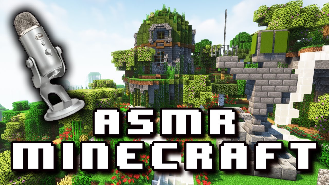 ASMR Minecraft ⛏️ | The Moonlight Theatre (whispers, relaxing music, rain sounds for sleep)