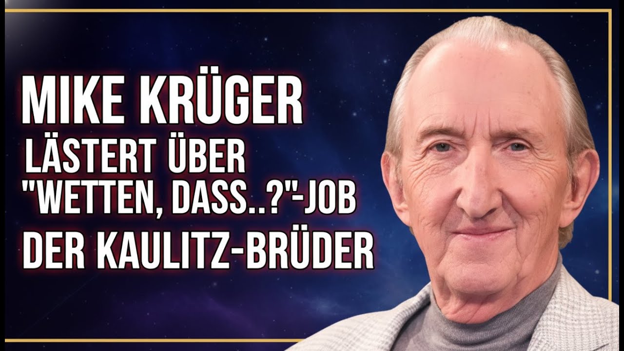 Mike Krüger lästert über Wetten, dass   Job der Kaulitz Brüder