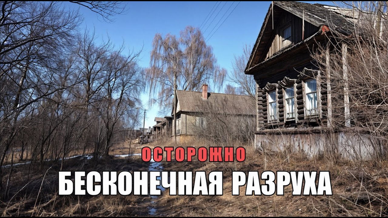 Людей нет прямо у дороги.Трагичная судьба Костромских деревень.