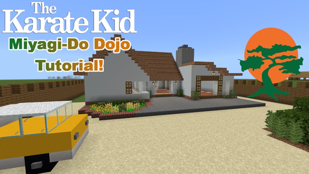 Minecraft Tutorial!: The Karate Kid! Miyagi-Do Dojo! **Original** / Cobra Kai!
