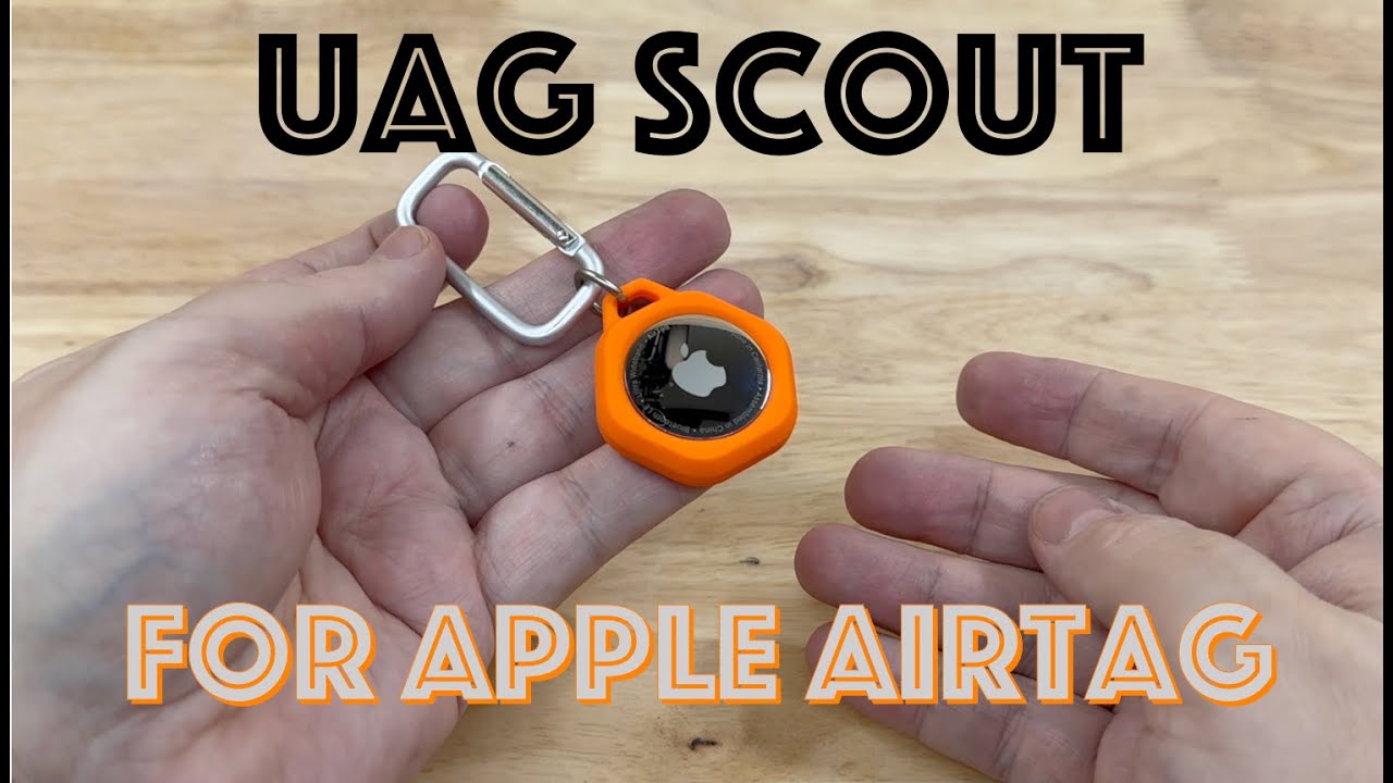 UAG Scout Airtag Cover in Orange