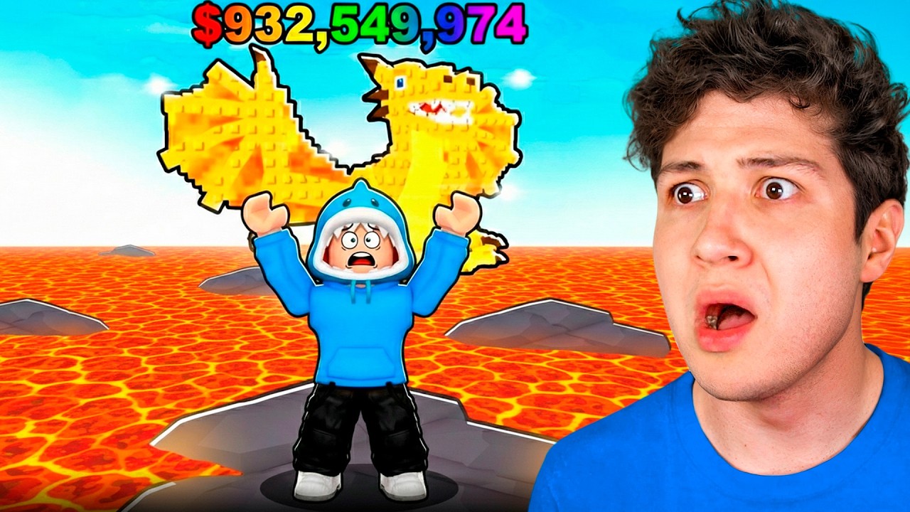 SOBREVIVE a la LAVA por BRAINROTS! 🔥🐘 (Survive Lava For Brainrots Roblox)