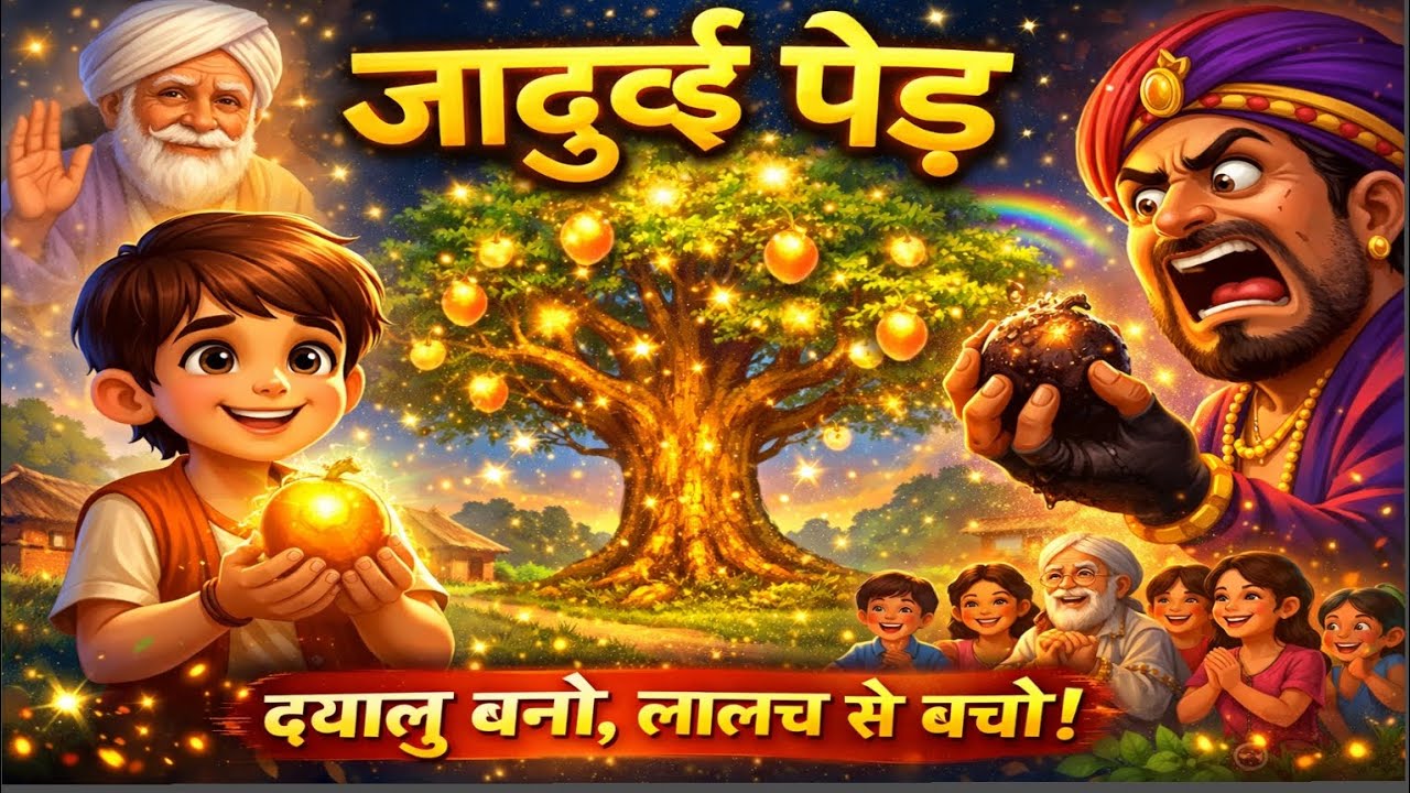 जादुई पेड़ 🌳 | दया का चमत्कार | Hindi Moral Story | Emotional Kahani