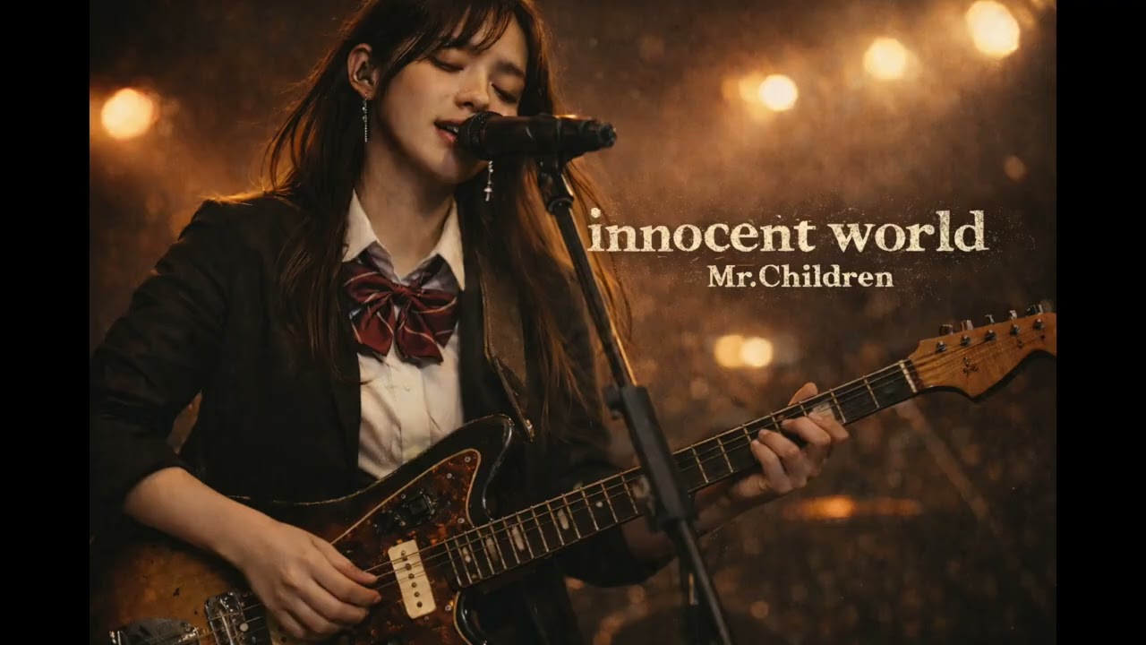 【AI COVER】innocent world - Mr.Children【🎸Indie Rock Girl🎙️】