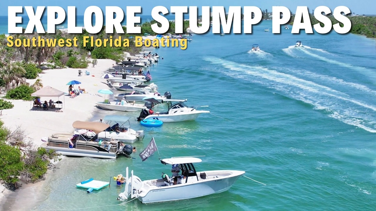 Boating To Stump Pass, Explore Waterways and Sandbars