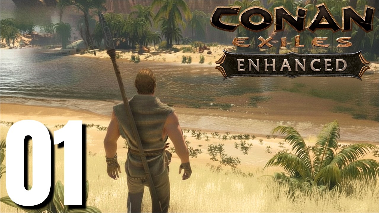 Прохождение игры Conan Exiles в улучшенной версии, часть 1 (без комментариев)