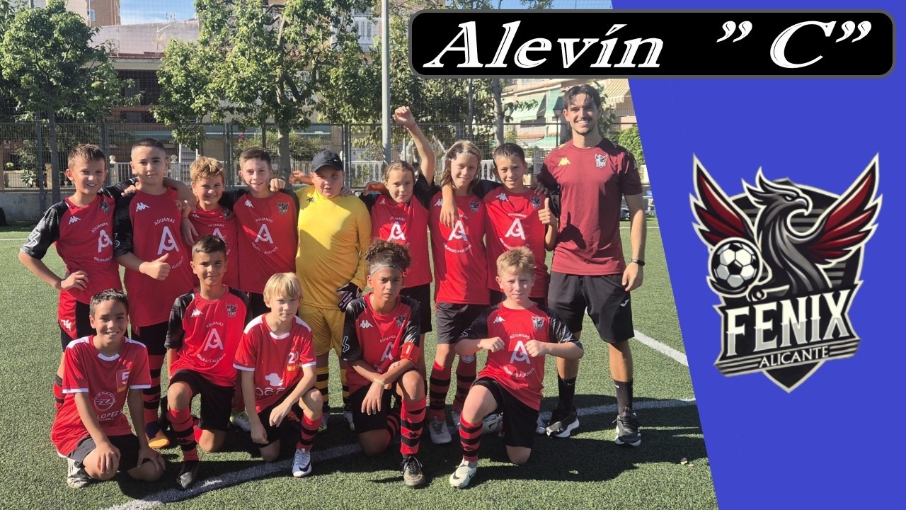 ALEVÍN C Salesianos vs Fénix Alicante, Partido de Liga, Resumen de partido ( 5ta Jornada )