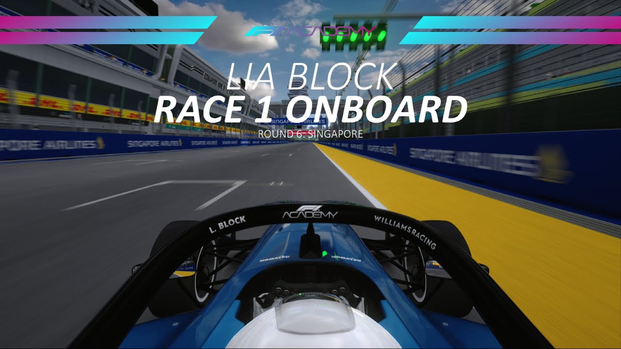 Lia Block Onboard Lap - 2025 Singapore Grand Prix F1 Academy Race 1 | Assetto Corsa