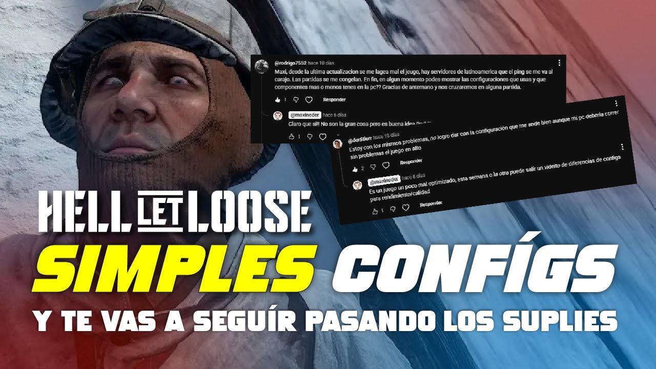 🔥Config de @Hell Let Loose simples pero que no todos saben. 🔥 Dedicado a dos soldados.