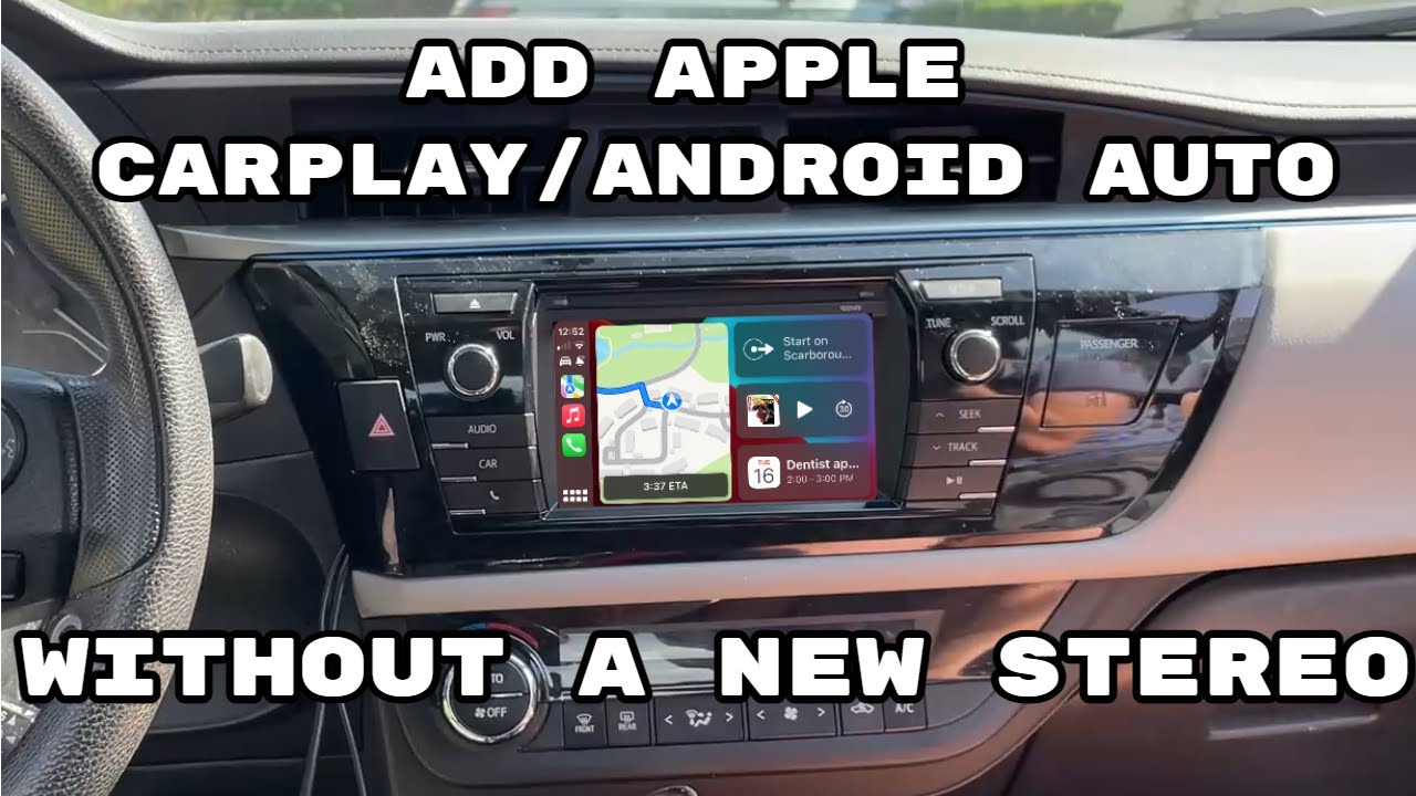 How to Add Apple CarPlay and Android Auto to 2014-2019 Toyota Vehicles