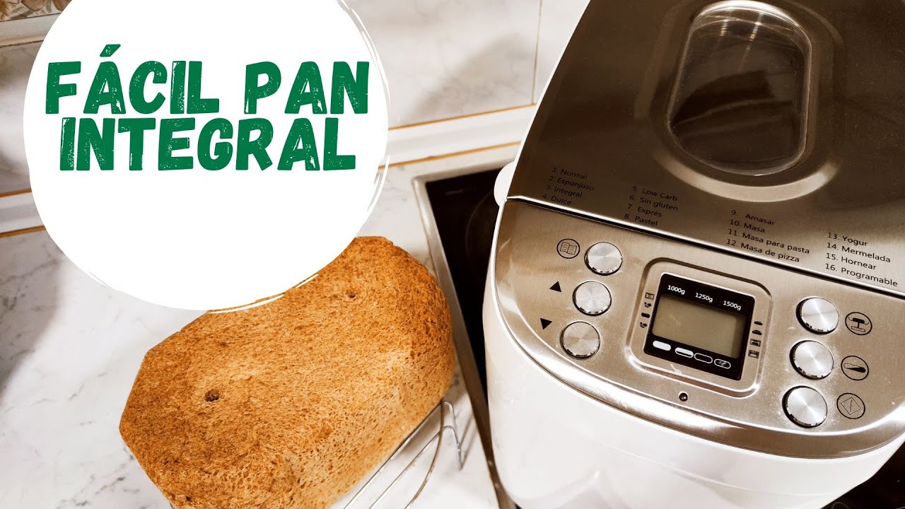 Pan integral fácil de hacer -Con la panificadora Silvercrest