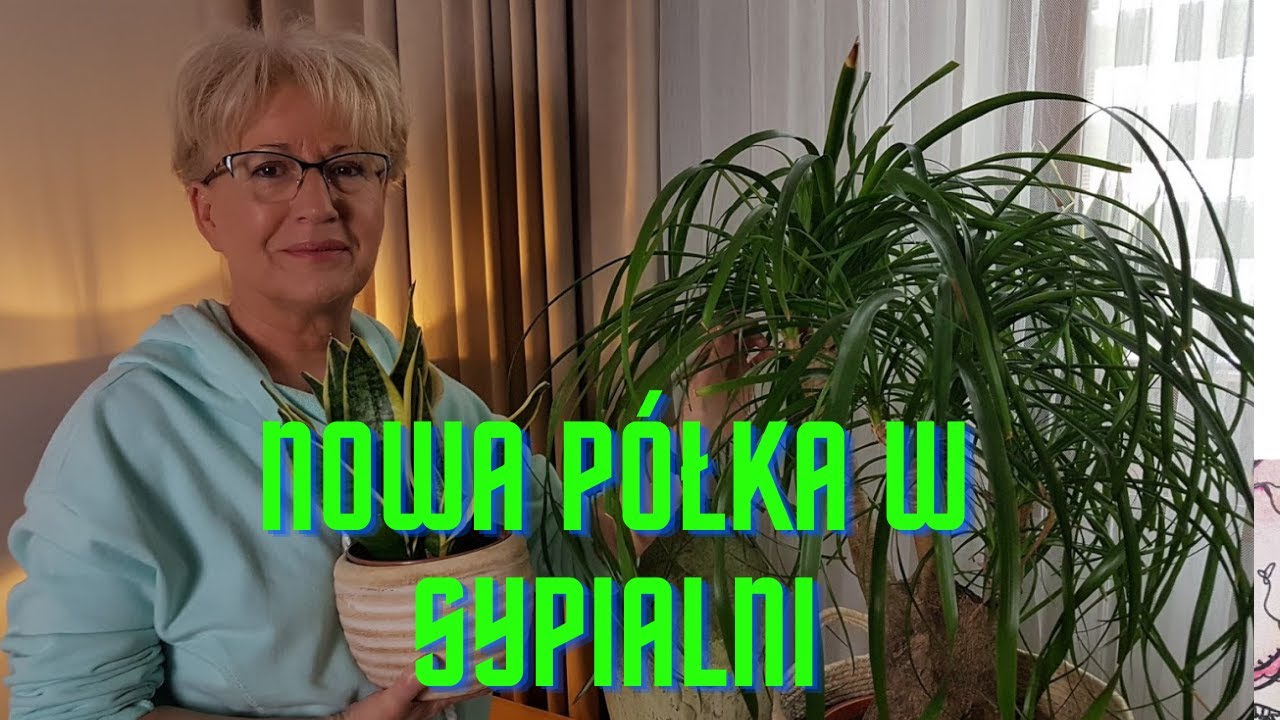 Nowa półka  w sypialni - półka na kwiaty