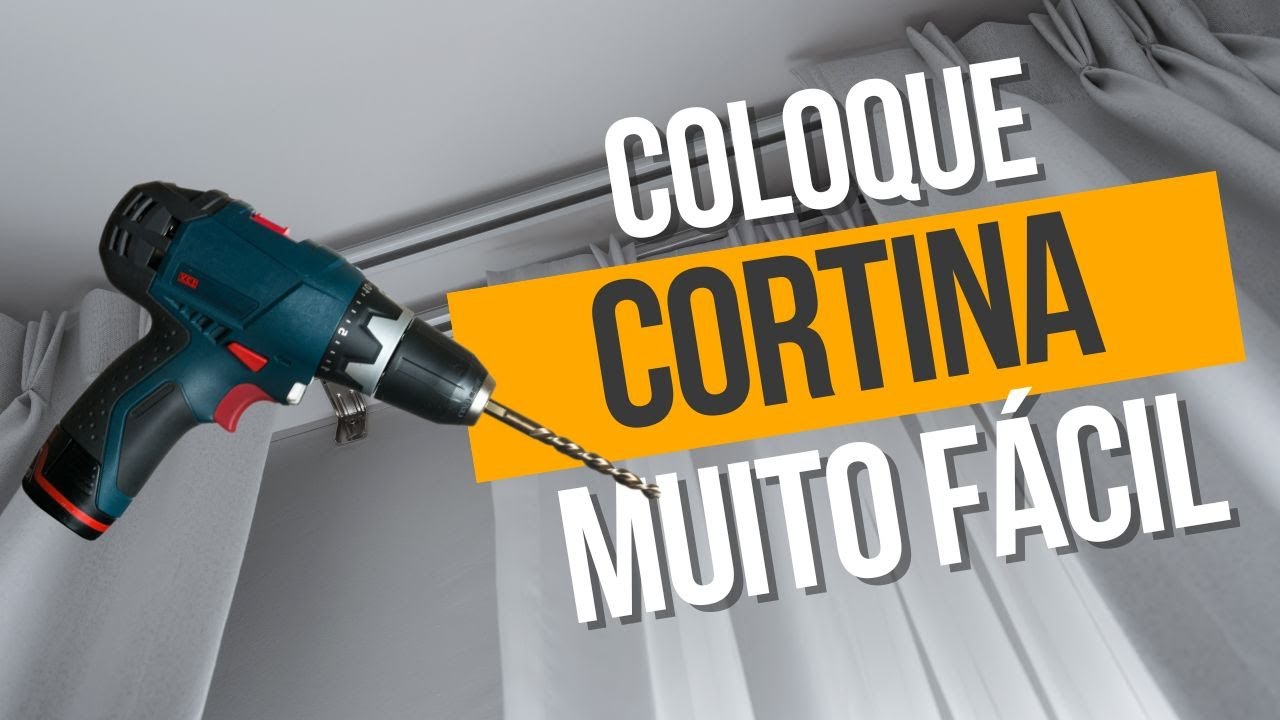 Como colocar cortina em Drywall