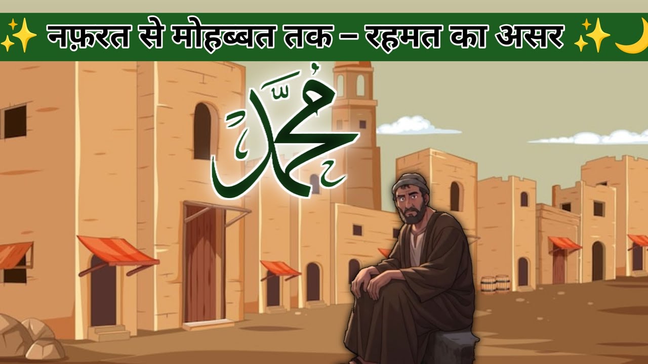 एक यहूदी जो मोहम्मद ( सल्लल्लाहु अलैहि वसल्लम ) से नफरत करता था #mohammad 